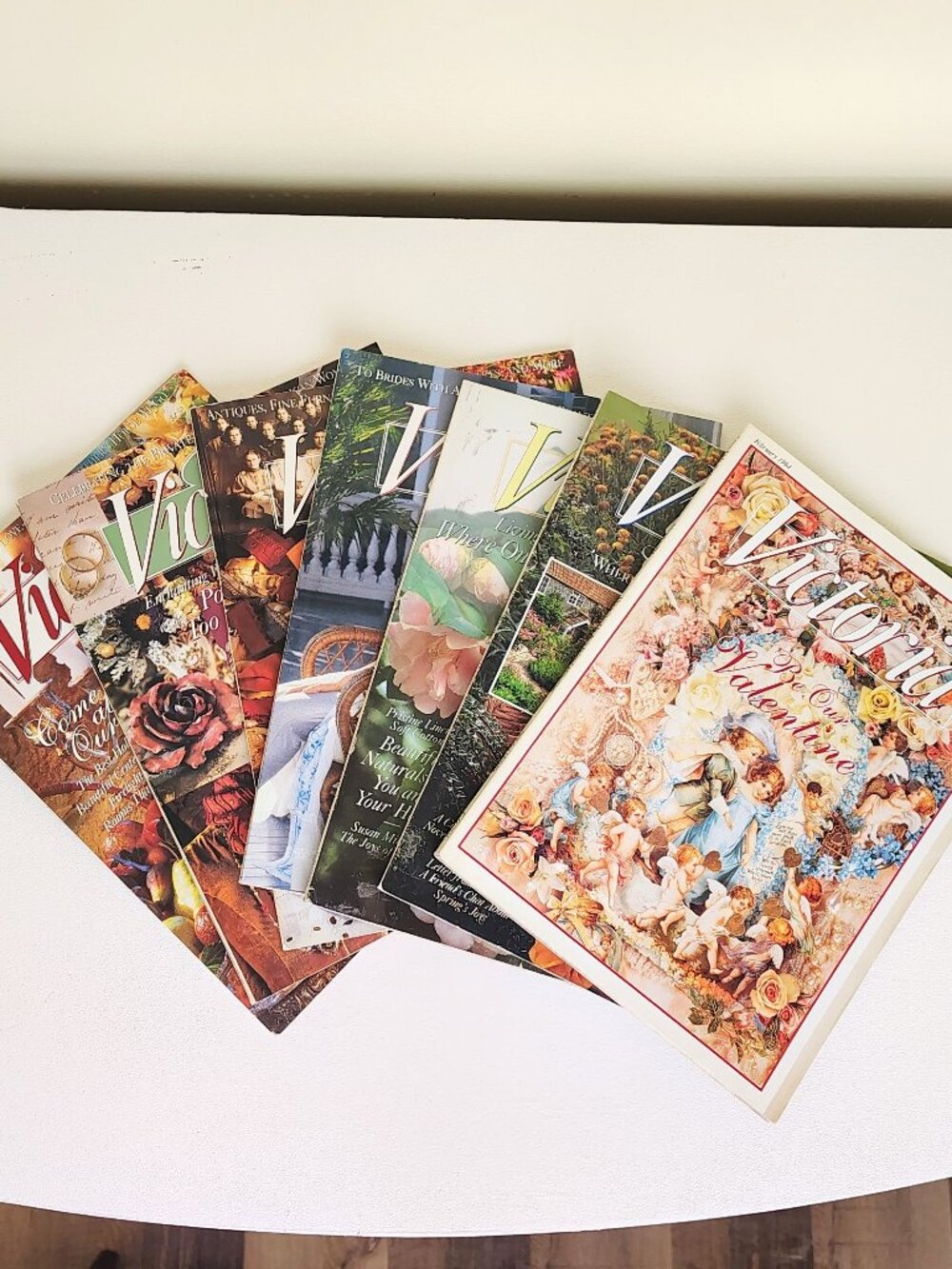 LOT OF 7 - Vintage 1994 VICTORIA MAGAZINES February - November Monthly Issues